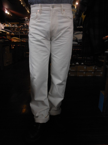 フェローズ　ホワイトジーンズ441C　入荷