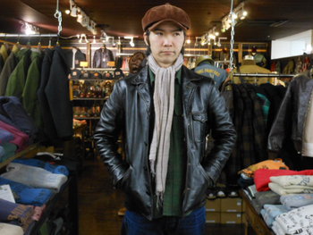 レインボーカントリー　レザーカーコート　1月末入荷いたします