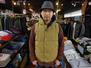 コリンボ　BURLINGTON FLATS THERMAL VEST　在庫状況