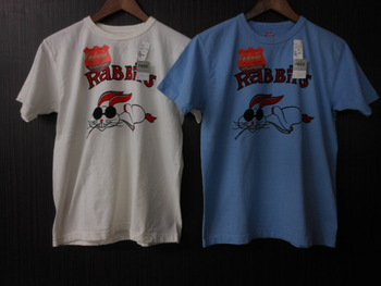 クッシュマン　リサイクルコットンTシャツ　RABBITS