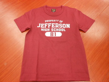 リアルマッコイズ　Tシャツ　JEFFERSON HS　MC12036