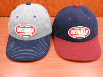 クッシュマン　ウールベースボールキャップ　入荷