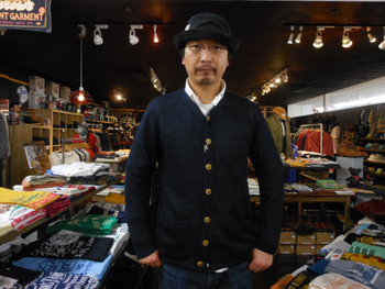 コリンボ　SOUTH STREET Linen Knit Cardigan　ご紹介