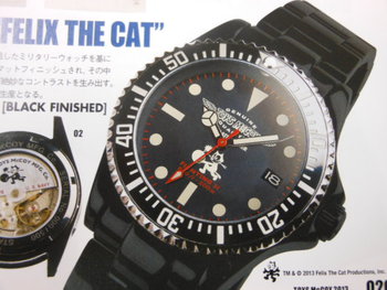 トイズマッコイ　NAVAL AVIATOR WATCH “FELIX THE CAT”