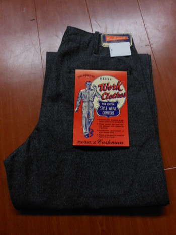クッシュマン　BLACK CHAMBRAY WORK PANTS ご紹介