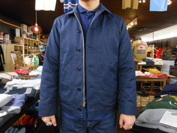 リアルマッコイズ　U.S.NAVY UTILITY JACKET　入荷