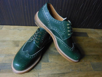 JELADO×RHYTHM FOOTWEAR “ANTIQUE GARMENTS” Harlem フォレストグリーン