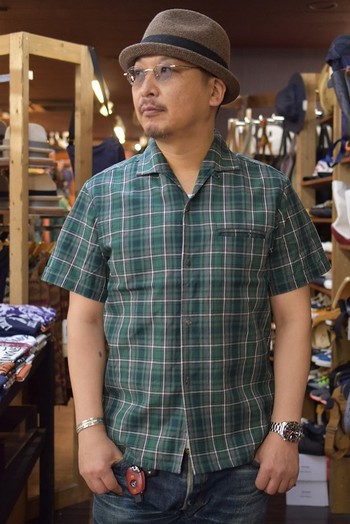 ジェラード　Vincent Shirt  コットンチェック 　入荷です