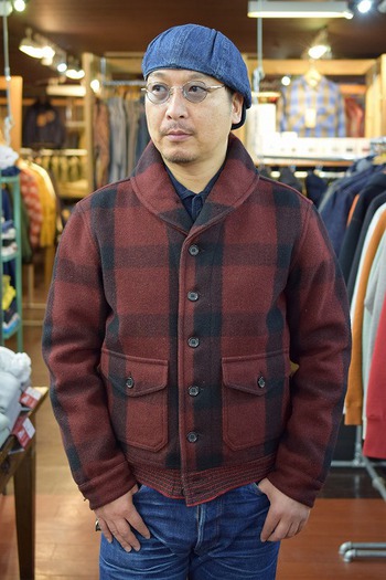 リアルマッコイズ CCC WOOL JACKET RED MJ18122