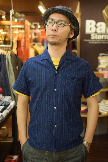 ジェラード　Vincent Shirts　インディゴ