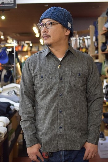 シュガーケーン　6.5oz COTTON BEACH CLOTH WORK SHIRTS  ご紹介