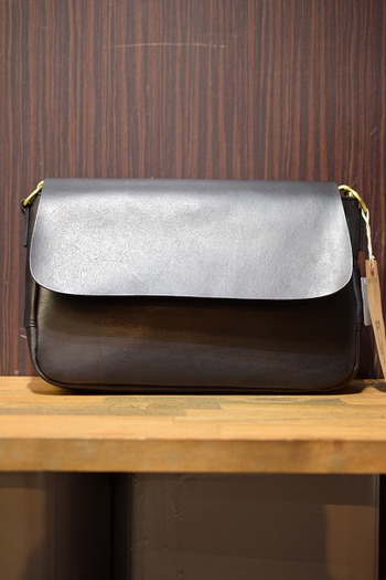 Dapper’s Lot1108 LEATHER MINI SHOULDER BAG ブラック