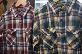 ウエス　ヘビーネルシャツ　タイプ1入荷