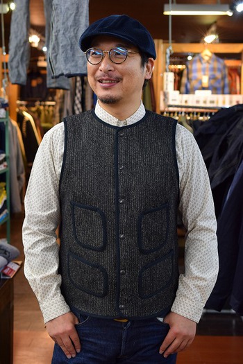 リアルマッコイズ　WOOL RASHCEL VEST　ご紹介