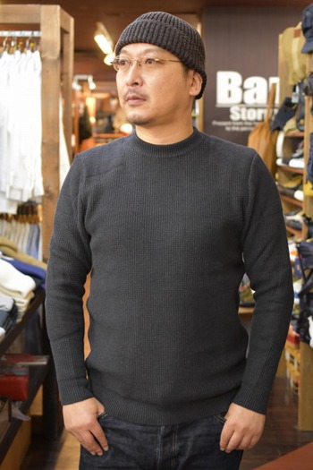 アディクトクローズ　ACV-KN01-19A PADDED WAFFLE COTTON KNIT