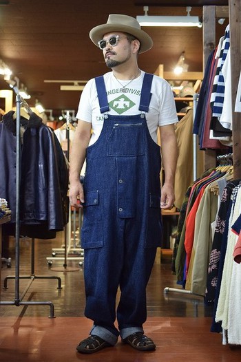 引き続き ナイジェルケーボン Nigel Cabourn NAVAL DUNGAREE