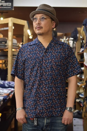 STEVENSON OVERALL Co. オープンシャツ Organics Shirts SOS