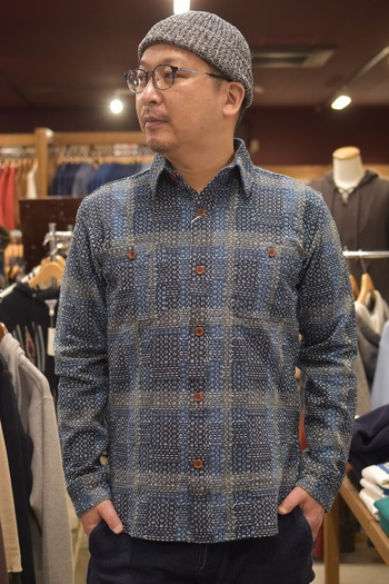 ダルチザン  NORAGI SASHIKO  シャツ  5651 入荷です。
