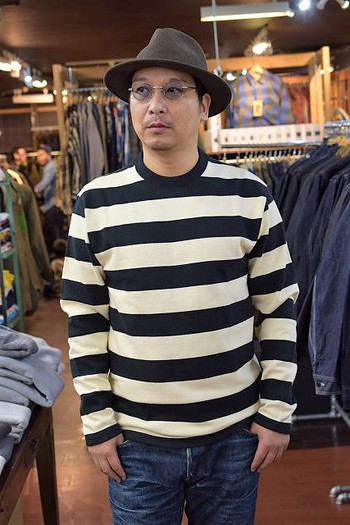 リアルマッコイズ　BC18104　BUCO STRIPE RACING JERSEY
