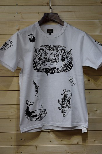 リアルマッコイズ　ミリタリーTEE　USN 65`