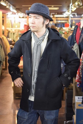 フェローズ　2WAY HEAVY MELTON COAT