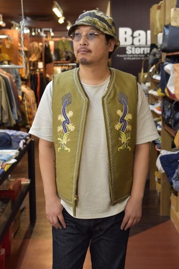 リアルマッコイズ　U.S.N. ALPACA VEST / DRAGON