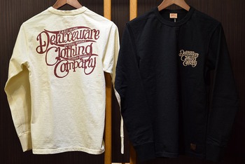 デラックスウエア BRG-12 長袖ロゴT　入荷