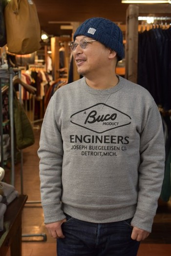 リアルマッコイズ  BUCO SWEATSHIRT “ENGINEER”