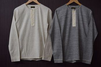ジェラード　長袖ヘンリーネックTシャツ　入荷