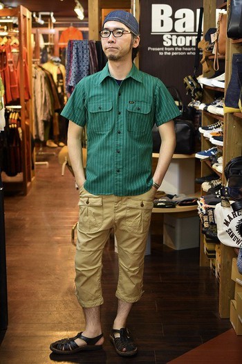 コリンボ　サルエル SAW MILL RIVER SAROUEL PANTS ベージュ、グリーン