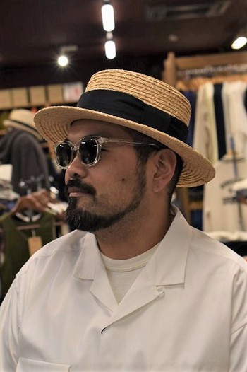 サムライジーンズ ストローハット 入荷です