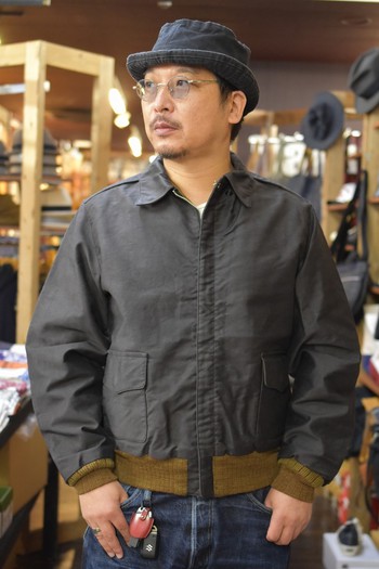 ウィリアムギブソン　Type JUNGLE CLOTH BLACK A-2　入荷です
