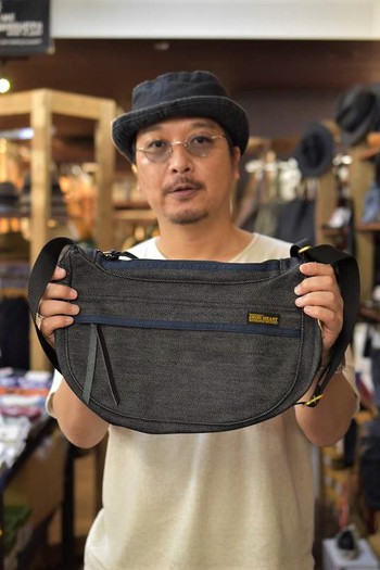 アイアンハート　 21ozデニム ミニショルダーバッグ INDIGO