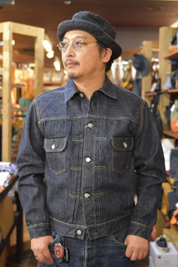 シュガーケーン SC11953A 14.25oz. DENIM JACKET 1953 MODEL