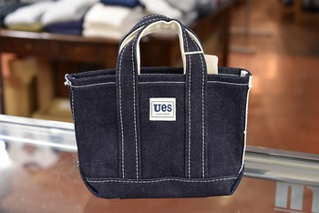 UES　デニムトートバッグ　ミニサイズ