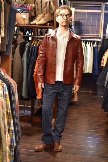 Y’2 LEATHER　BS別注モデル　Queens　レッドブラウン