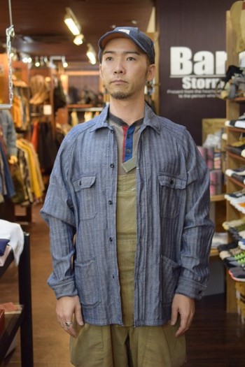 リアルマッコイズ　8HU HBT MECHANIC WORK SHIRTS ご紹介