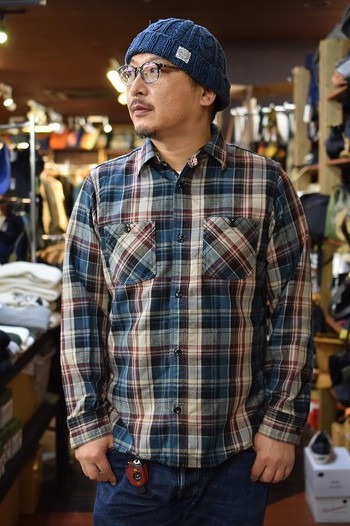 デラックスウエア　60s NEW VINTAGE  ネルシャツ　HV-39入荷です