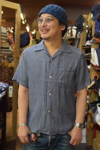 ジェラード　SG52114 Westcoast shirt インディゴ　人気です!!