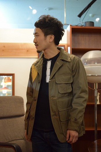 COLIMBO CHL-001 NASLAND COUNTRY COAT-WOOL LINED グレー