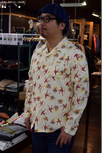 クッシュマン　RED DEVIL オープンシャツ
