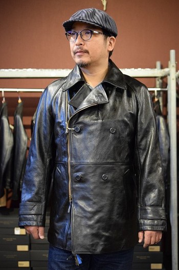 コリンボ　THE METROPOLITAN PATROL COAT【モーターサイクルコート】　XLを着る