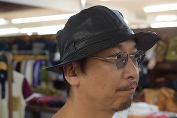 スティーブンソンオーバーオール　レザーハット　入荷です