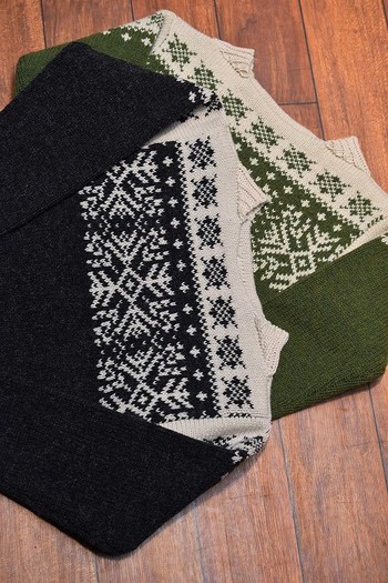JELADO Nordic Knit ボートネックセーター