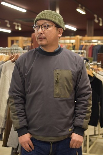 コリンボ　 機能綿スウェット　暖かいぜ!!