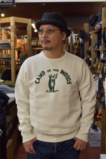 リアルマッコイズ　LOOPWHEEL SWEATSHIRT / CAMPWOODS 　これはカワイイ!!