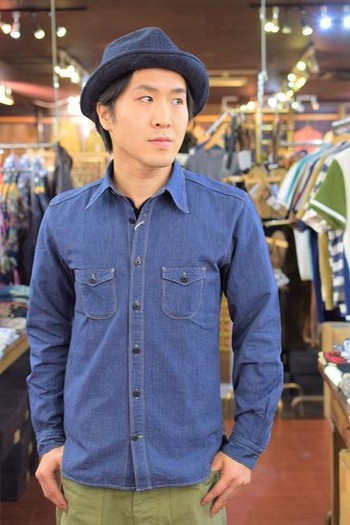 オルゲイユ クラシックワークシャツ入荷