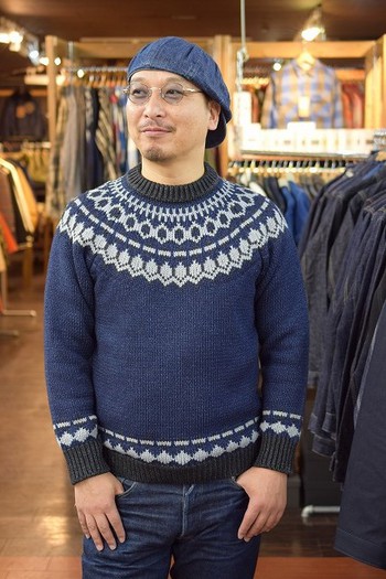 スティーブンソンオーバーオール Nordic Sweater ご紹介