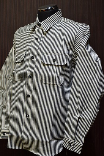 REAL McCOYS MS17037 8HU HICKORY SHIRT