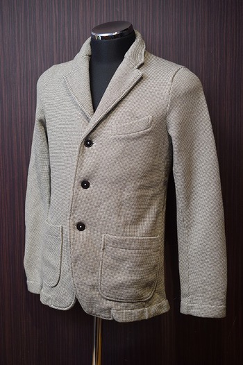 ループ＆ウエルト　カノコ裏毛テーラーJKT